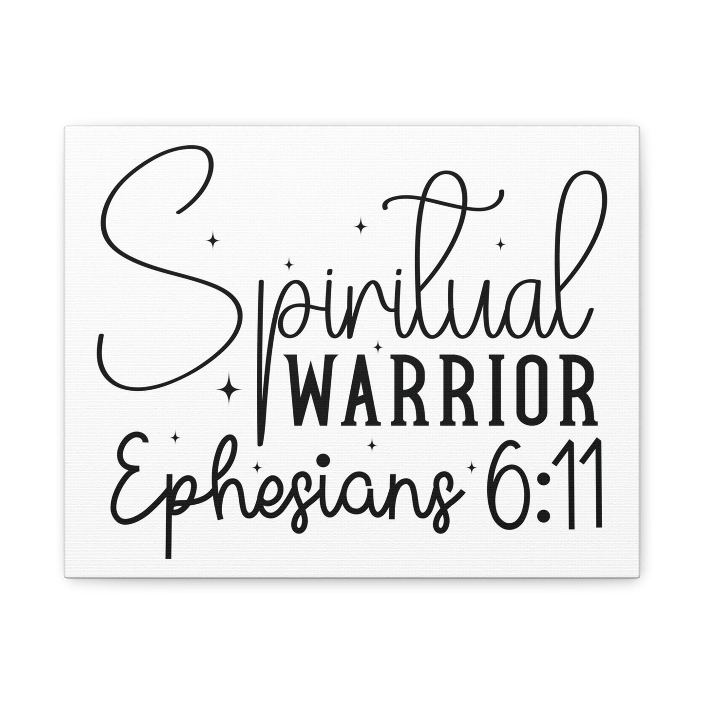 Scripture Walls Ephesians 6:11 A Spiritual Warrior Bible Verse Canvas Christian Wall Art Ready to Hang Unframed