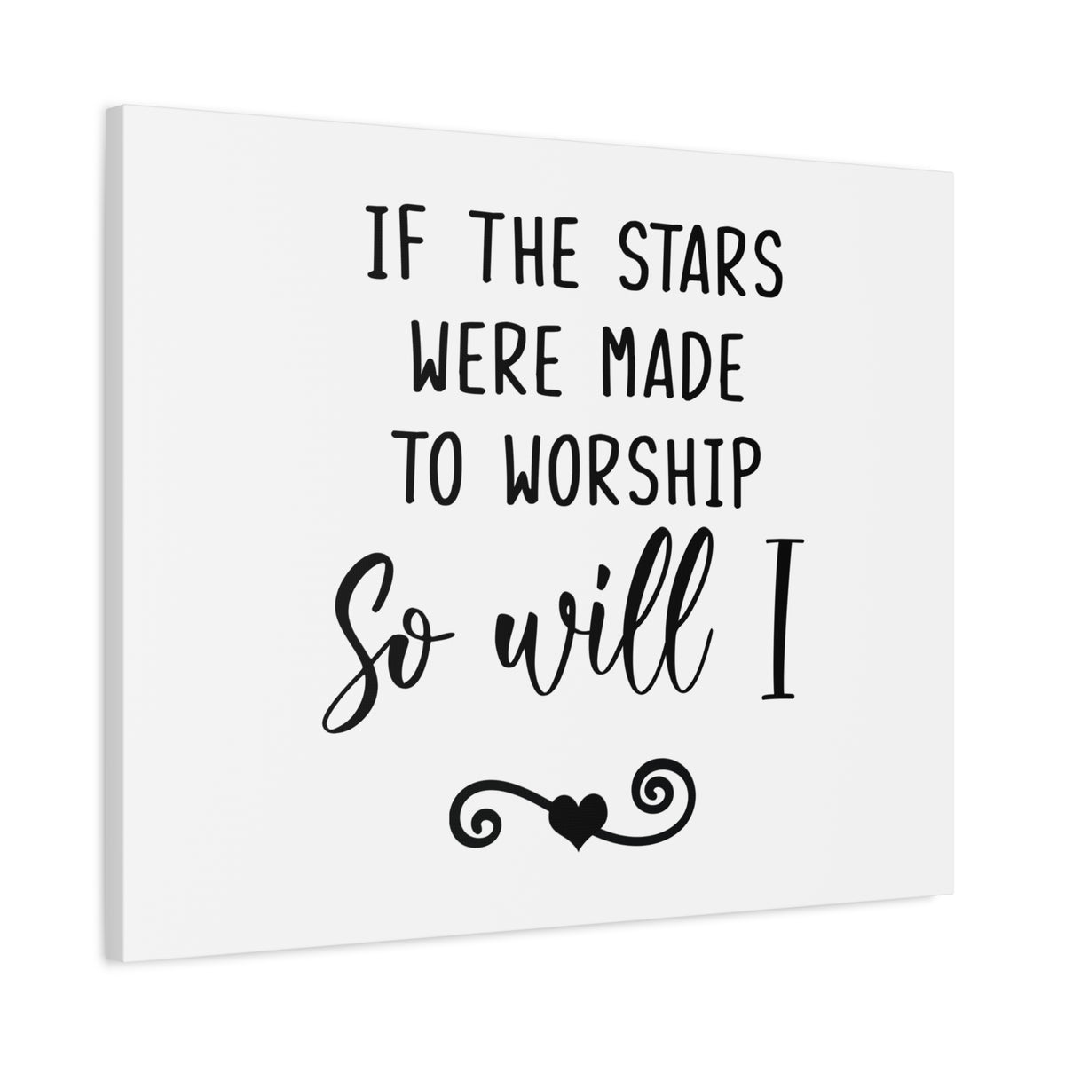 Scripture Canvas Made To Worship Christian Wall Art Bible Verse Print Ready to Hang