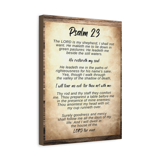 Scripture Walls The Lord Is My Shepherd Psalm 23 Bible Verse Canvas Christian Wall Art Ready to Hang