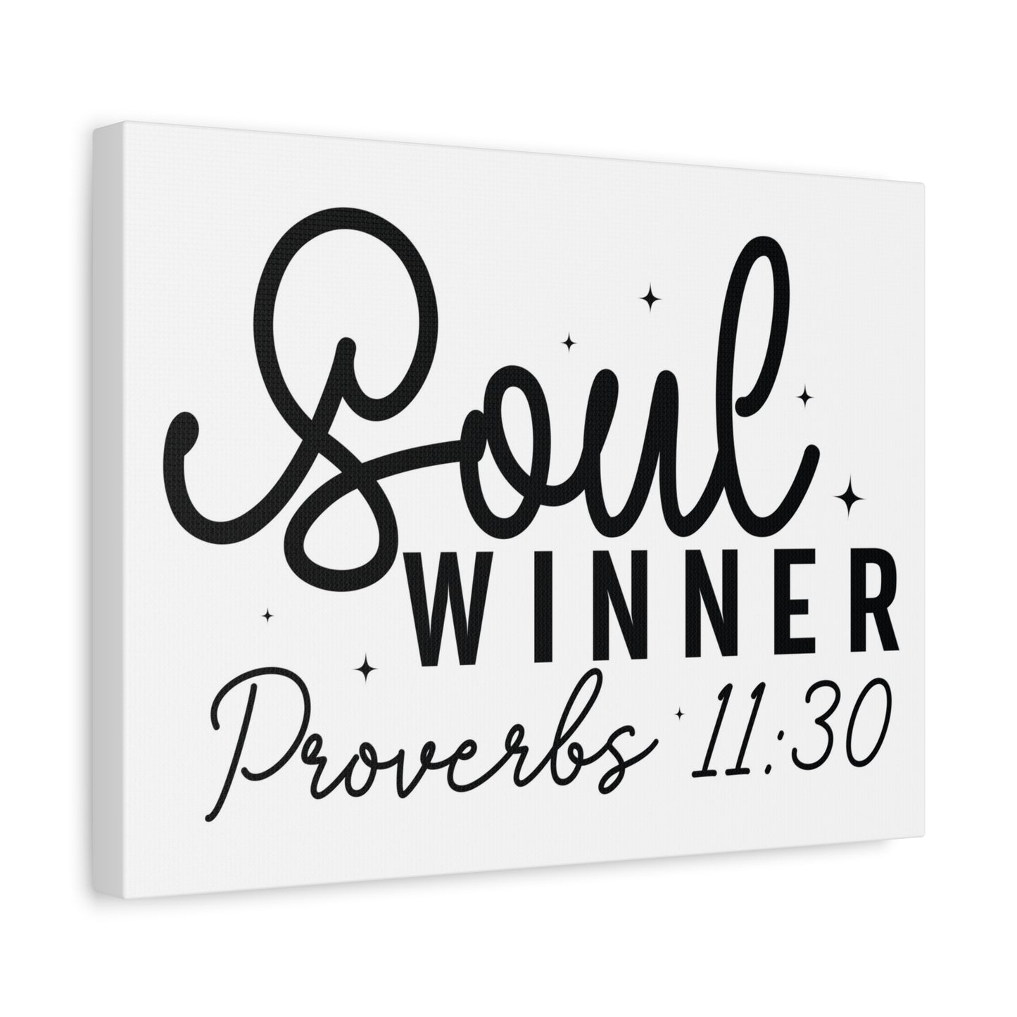 Scripture Walls Proverbs 11:30 Soul Winner Bible Verse Canvas Christian Wall Art Ready to Hang Unframed