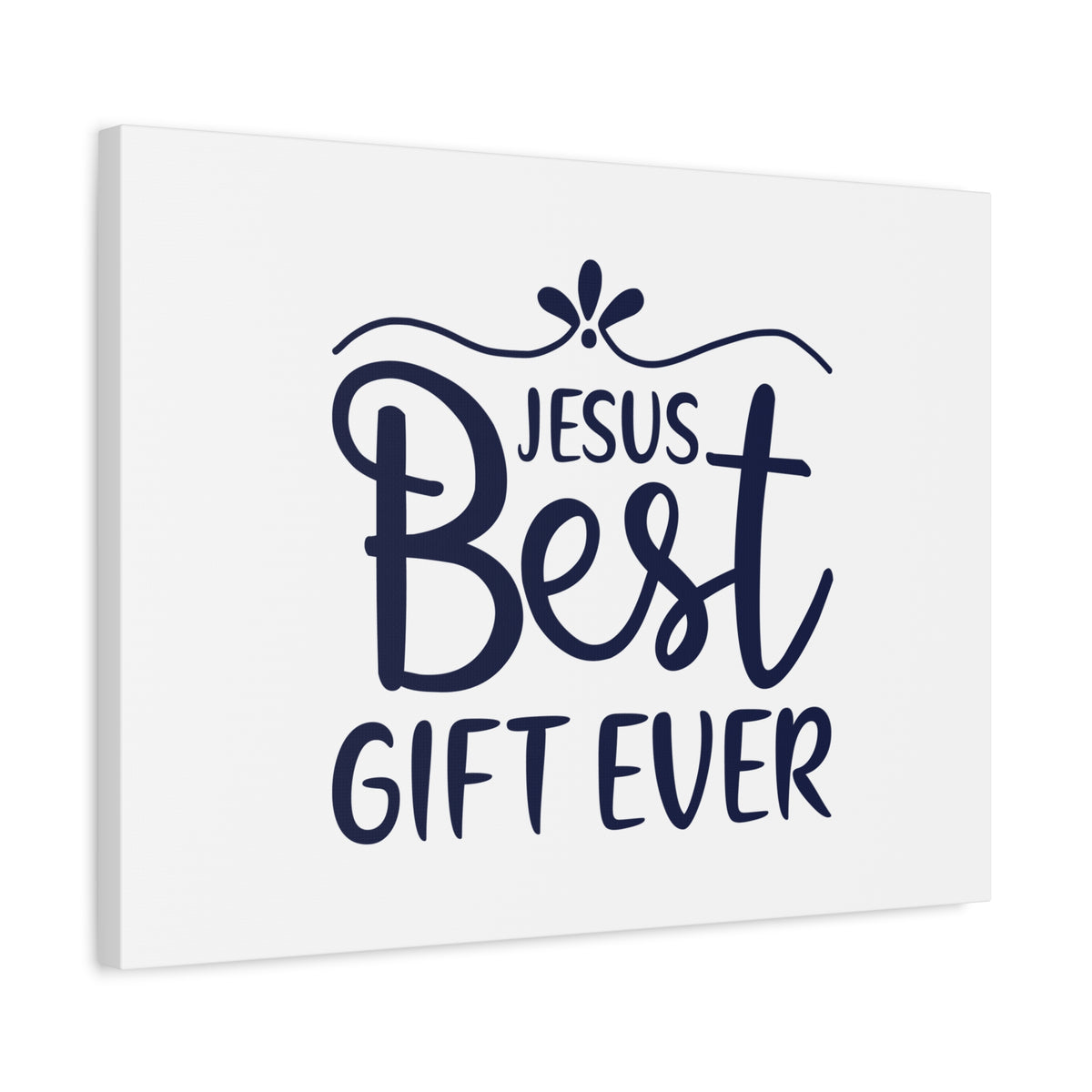 Scripture Canvas Jesus Best Gift Ever Ephesians 2:8 Christian Wall Art Bible Verse Print Ready to Hang