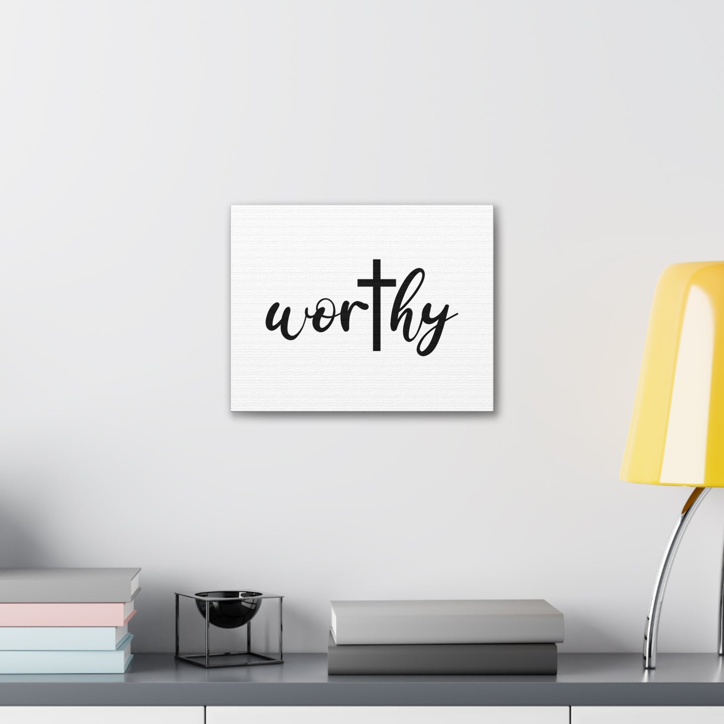 Worthy Ephesians 4:1 Christian Wall Art Bible Verse Print Ready to Hang