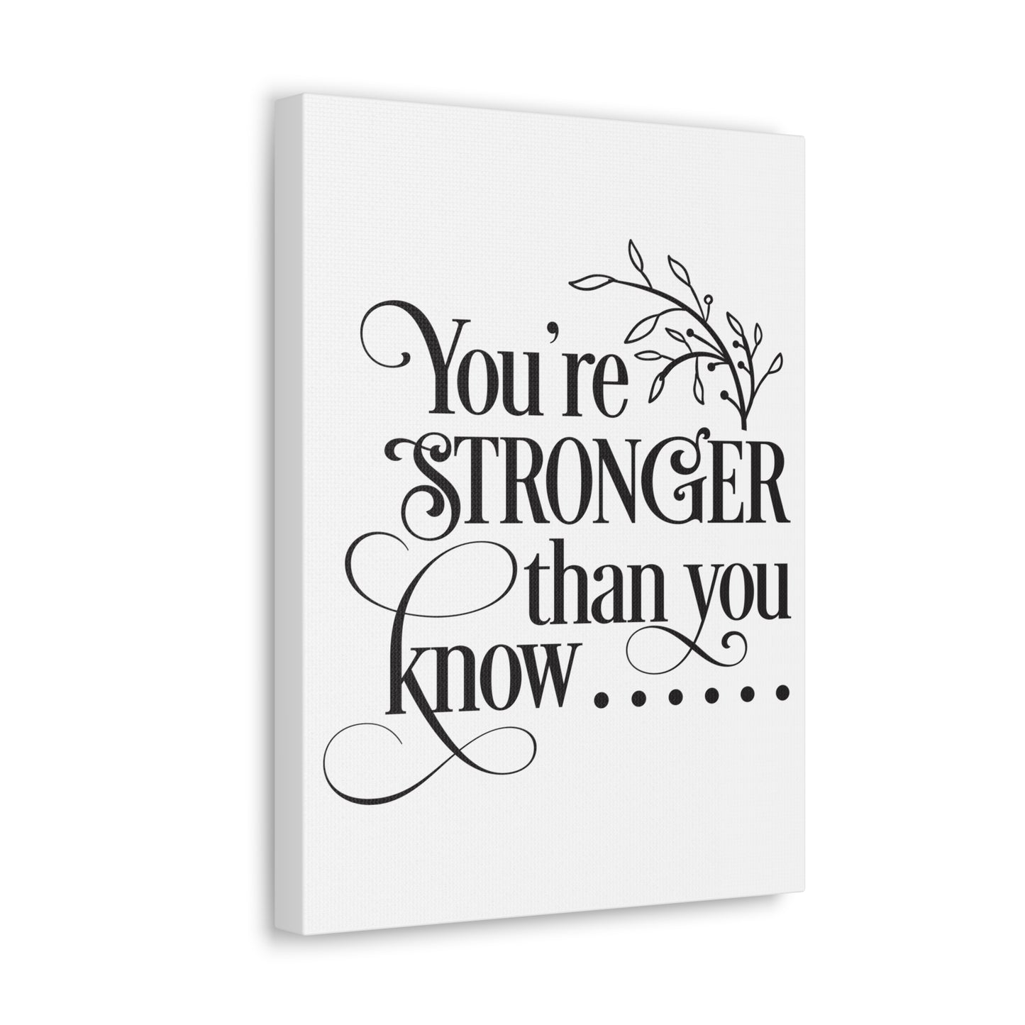 You're Stronger Than Isaiah 40:31 Christian Wall Art Print Ready to Hang