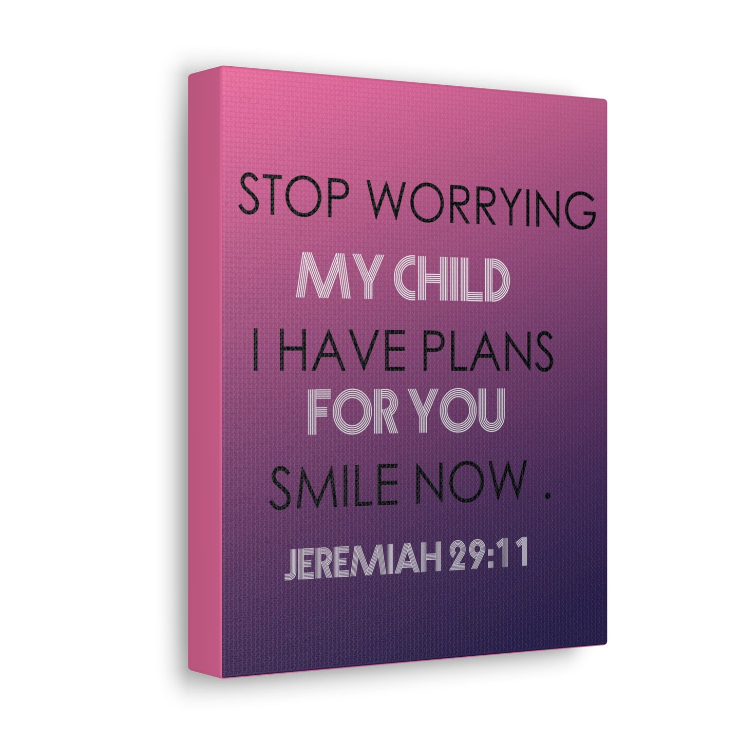 I Have Plans For You Jeremiah 29:11 Bible Verse Canvas Christian Wall Art Ready to Hang