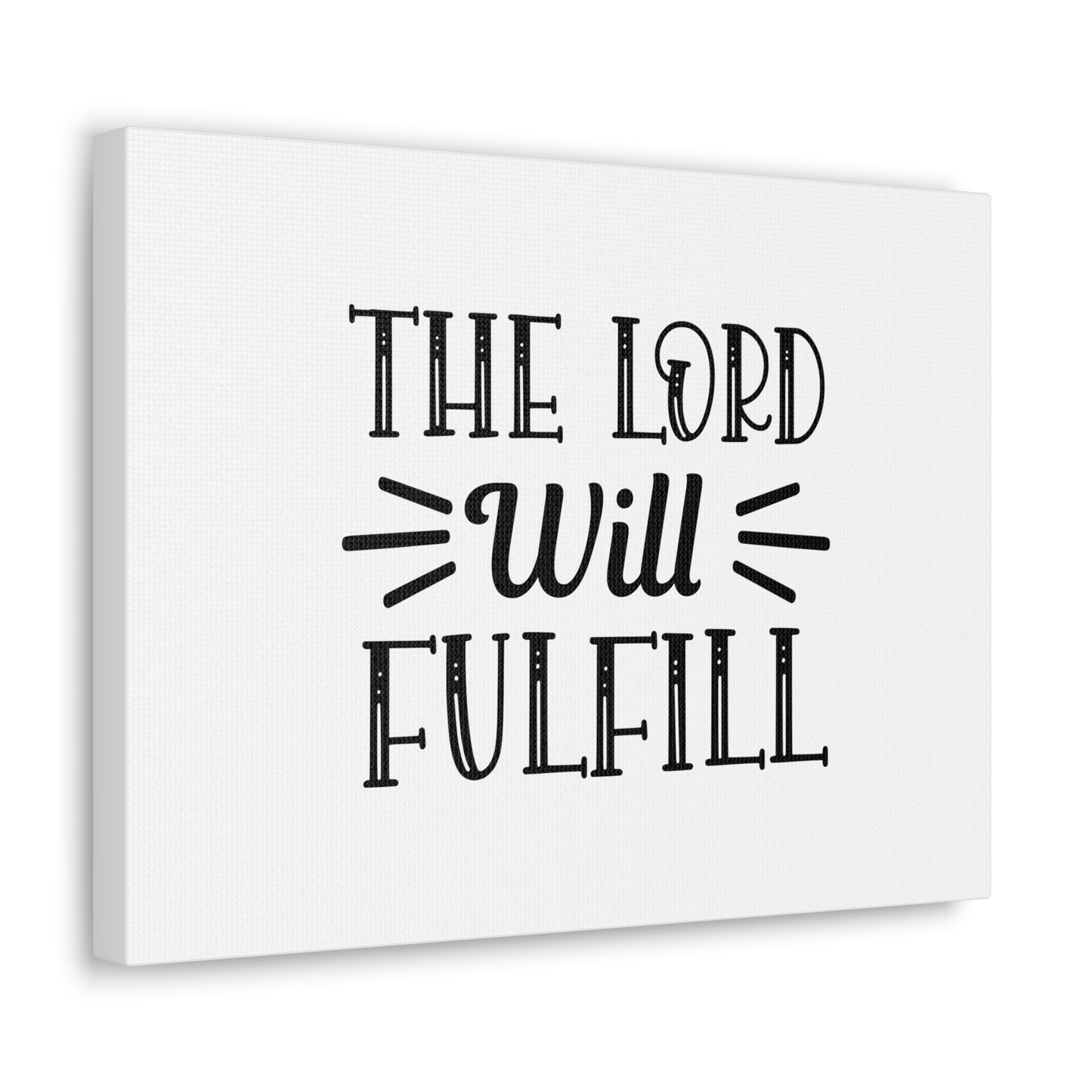 The Lord Will Fulfill Psalm 138:8 Christian Wall Art Bible Verse Print Ready to Hang