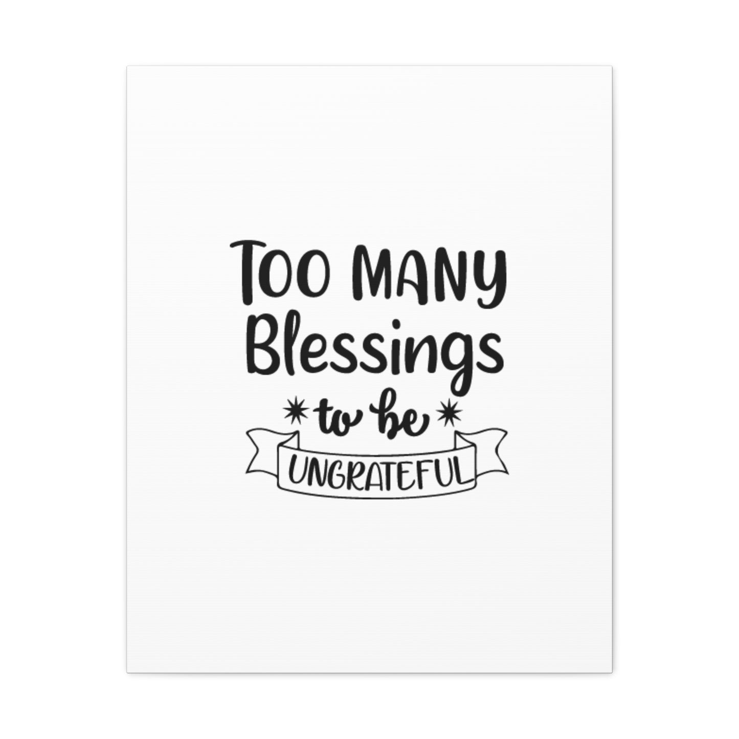Too Many Blessings James 1:17 Christian Wall Art Bible Verse Print Ready to Hang