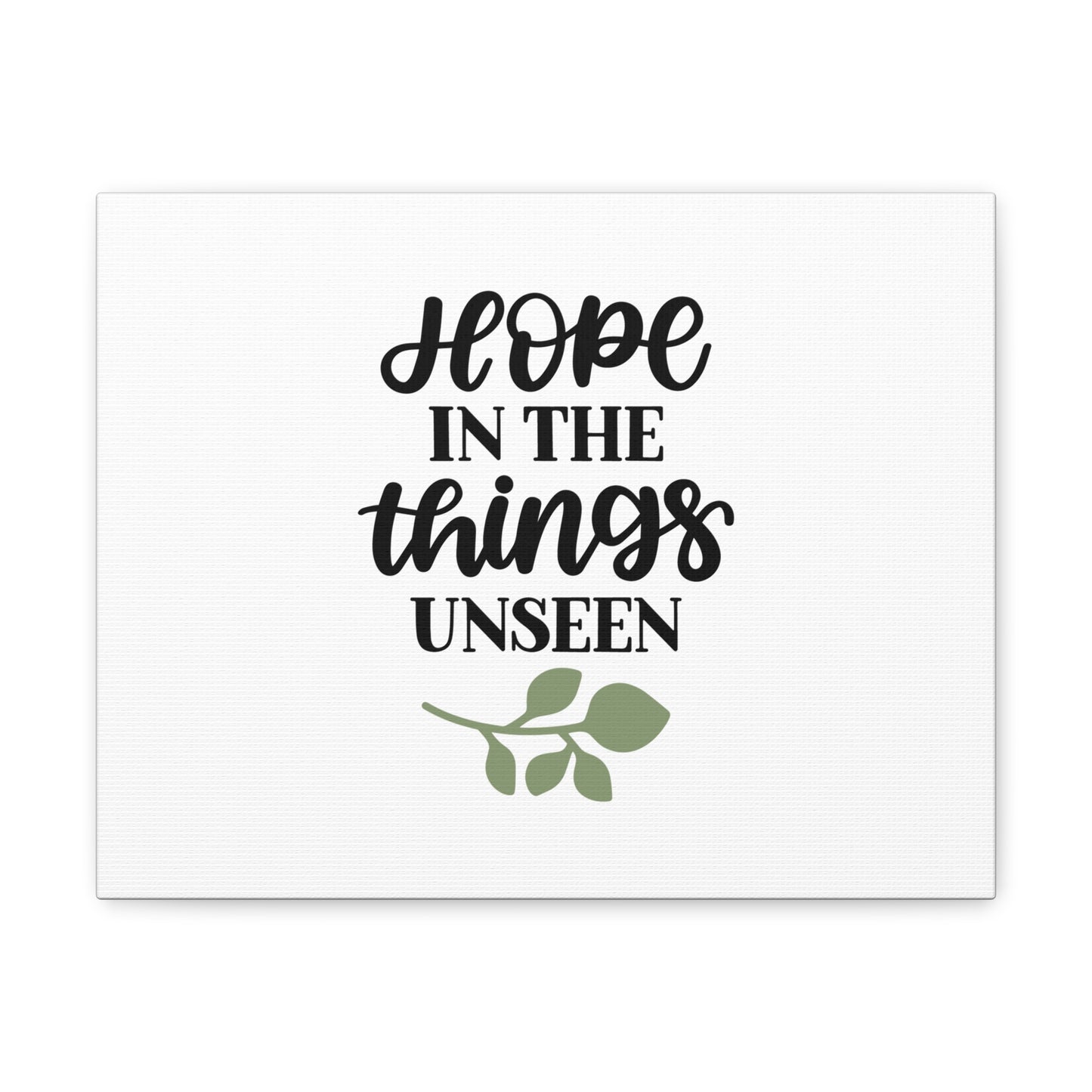 Hope In The Things Unseen Hebrews 11:1 Christian Wall Art Bible Verse Print Ready to Hang