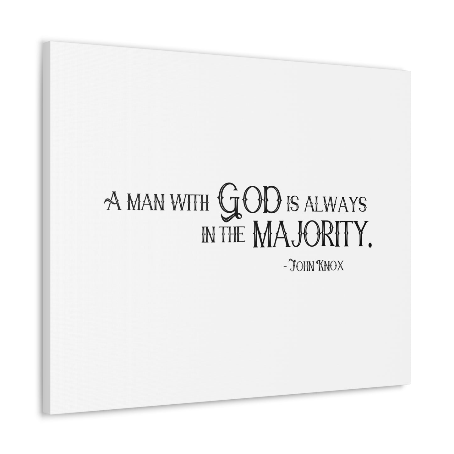 A Man With God 1 Samuel 9:6 Christian Wall Art Bible Verse Print Ready to Hang
