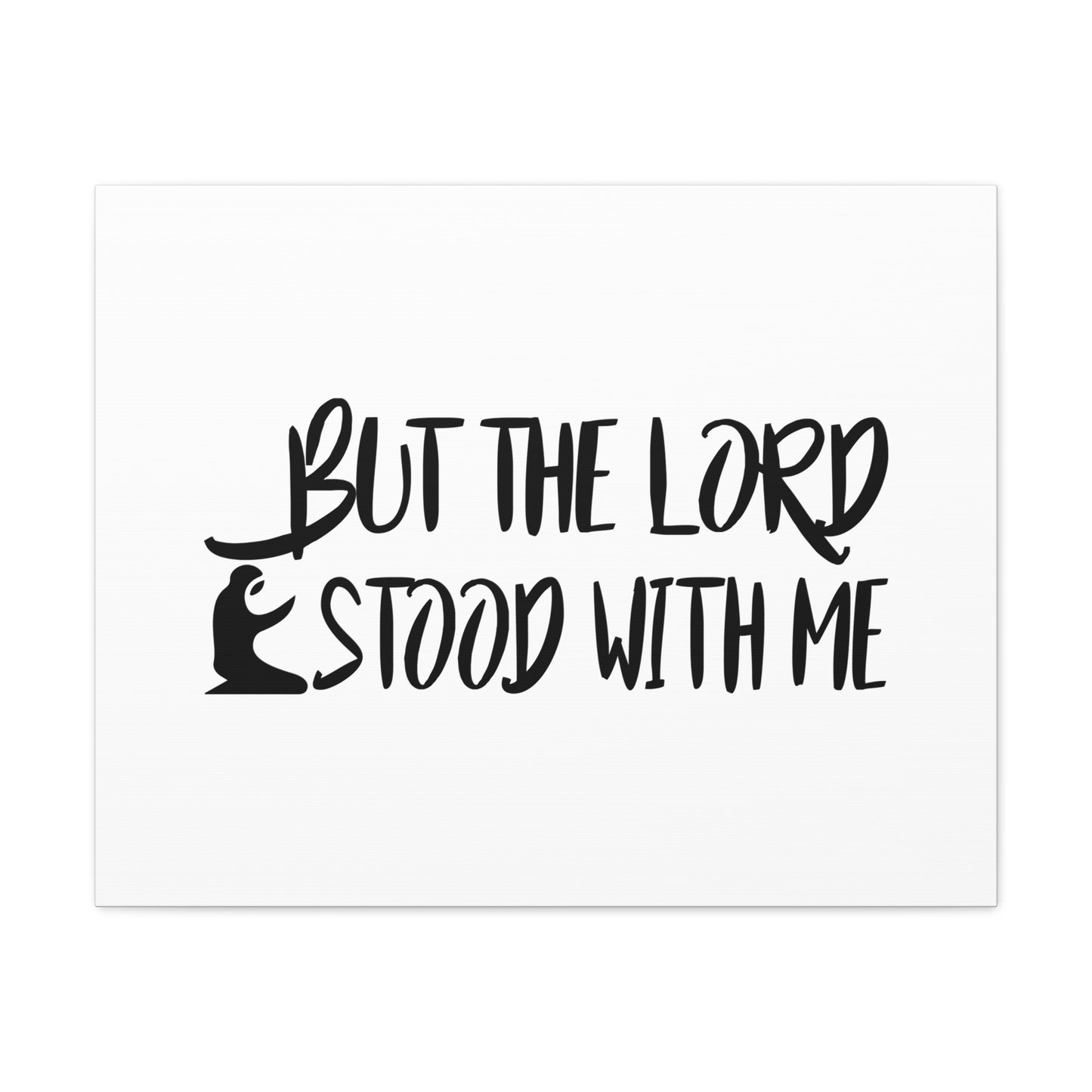 The Lord Stood With Me Isaiah 41:13 Christian Wall Art Bible Verse Print Ready to Hang