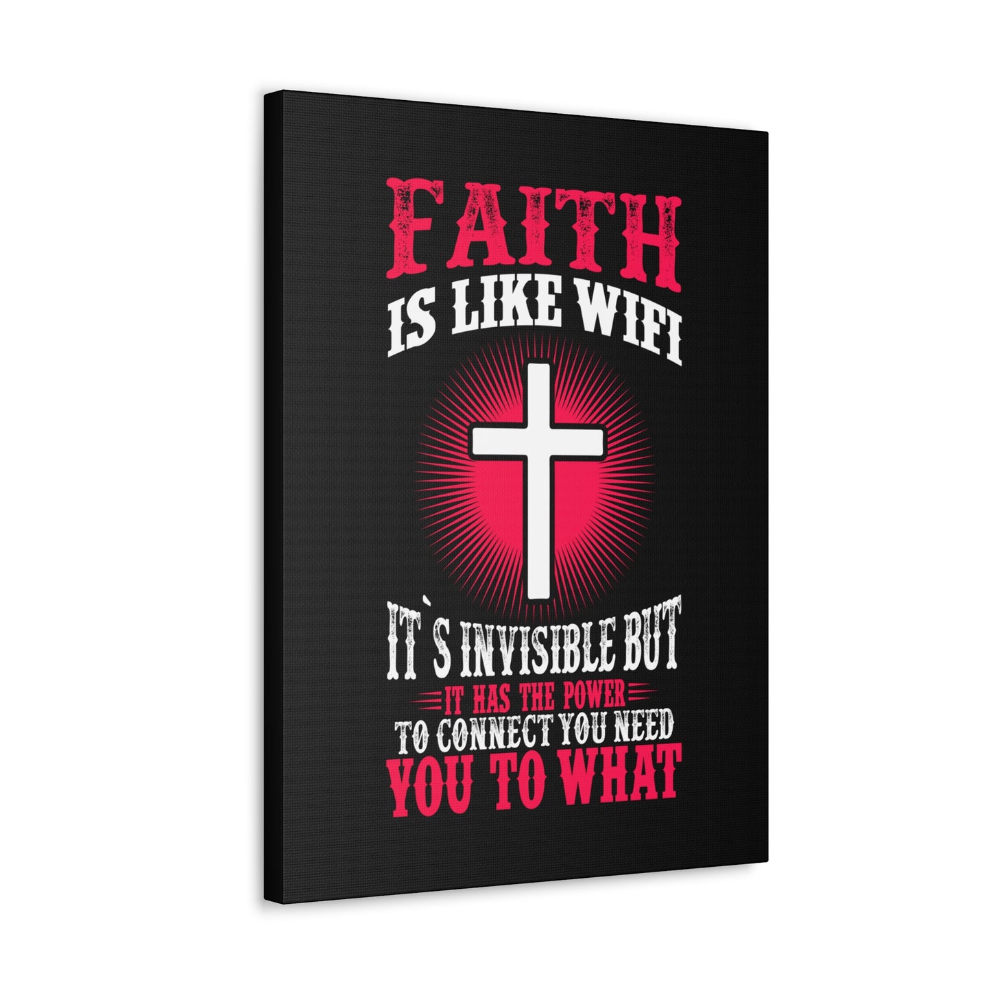 The Power To Connect James 2:22 Christian Wall Art Bible Verse Print Ready to Hang
