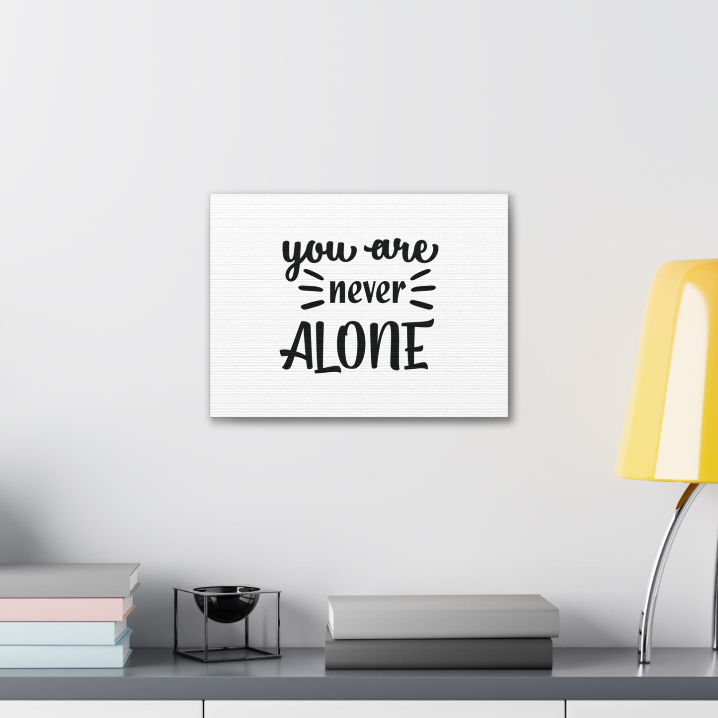 You Are Never Alone Jeremiah 29:11 Christian Wall Art Bible Verse Print Ready to Hang