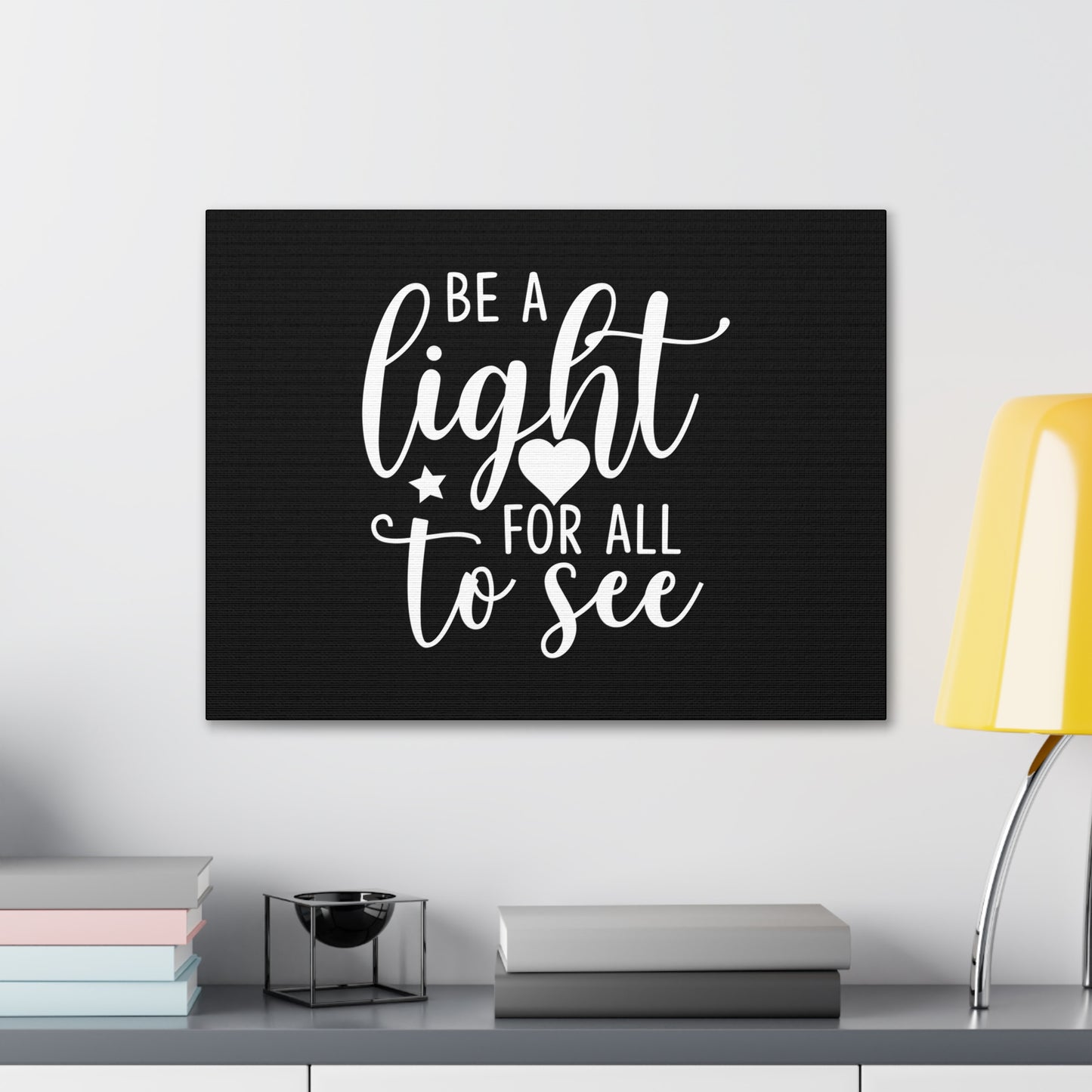 Be A Light For All To See Matthew 5:16 Christian Wall Art Bible Verse Print Ready to Hang