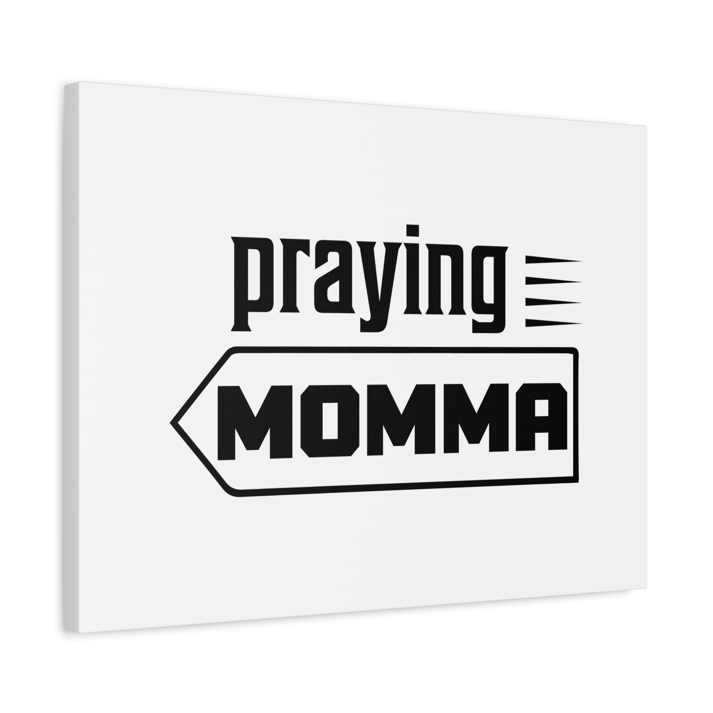Scripture Canvas Praying Momma Psalm 139:13 Christian Wall Art Bible Verse Print Ready to Hang