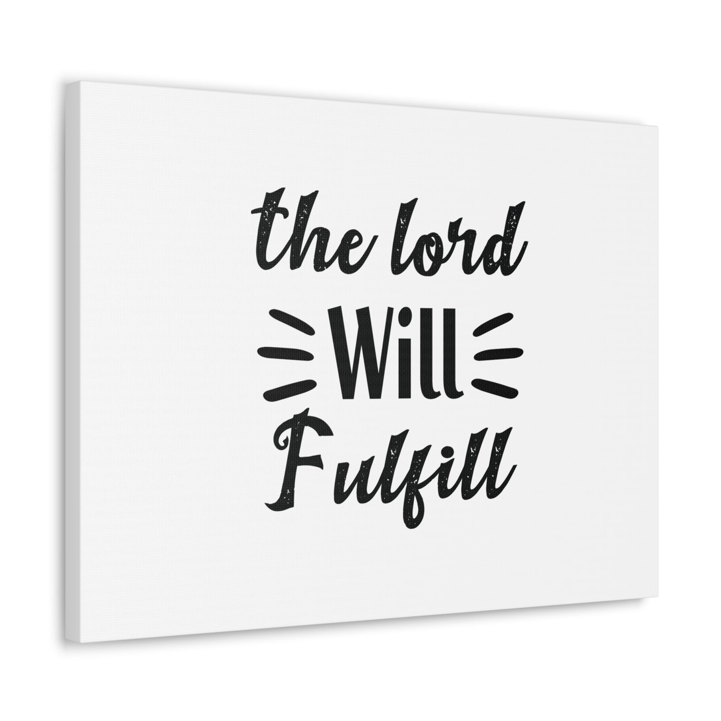 The Lord Will Fulfill Psalm 138:8 Christian Wall Art Bible Verse Print Ready to Hang
