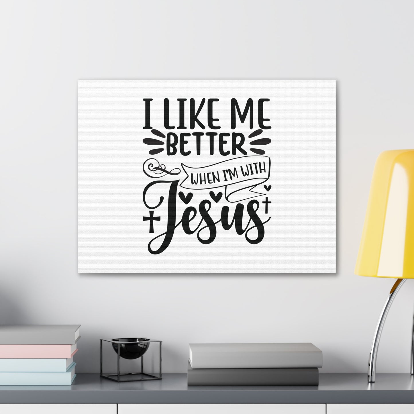 When I'm With Jesus Acts 4:13 Christian Wall Art Bible Verse Print Ready to Hang
