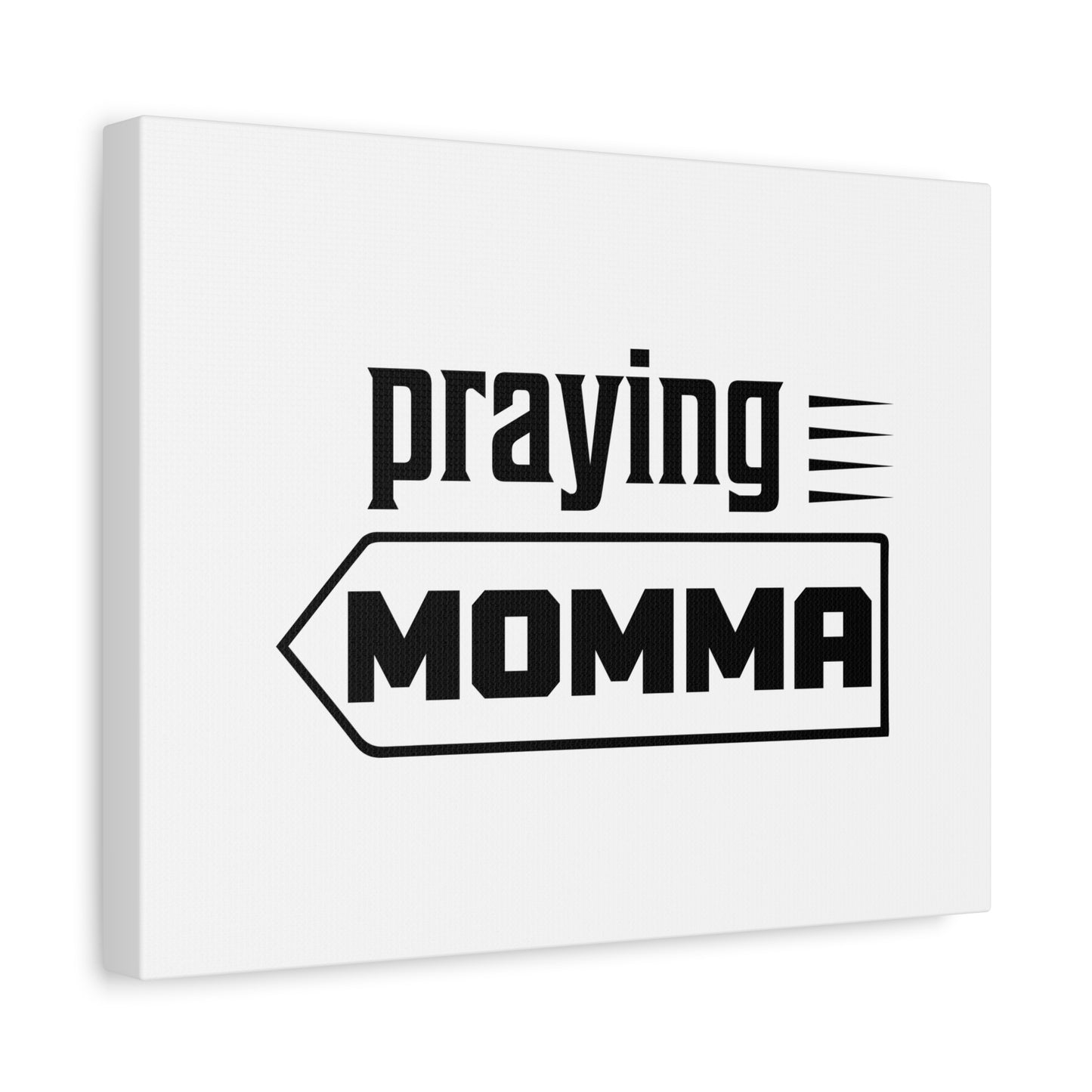 Scripture Canvas Praying Momma Psalm 139:13 Christian Wall Art Bible Verse Print Ready to Hang