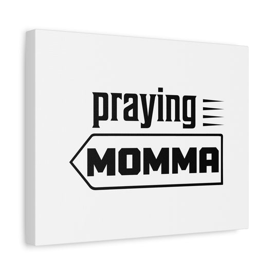 Scripture Canvas Praying Momma Psalm 139:13 Christian Wall Art Bible Verse Print Ready to Hang