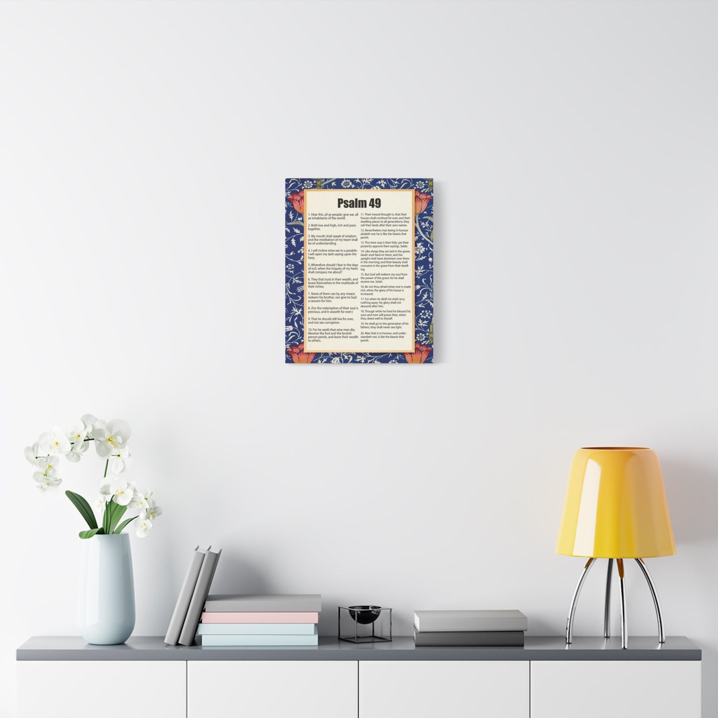 Scripture Walls Riches Will Not Last Psalm 49:17 Christian Wall Art Bible Verse Print Ready to Hang