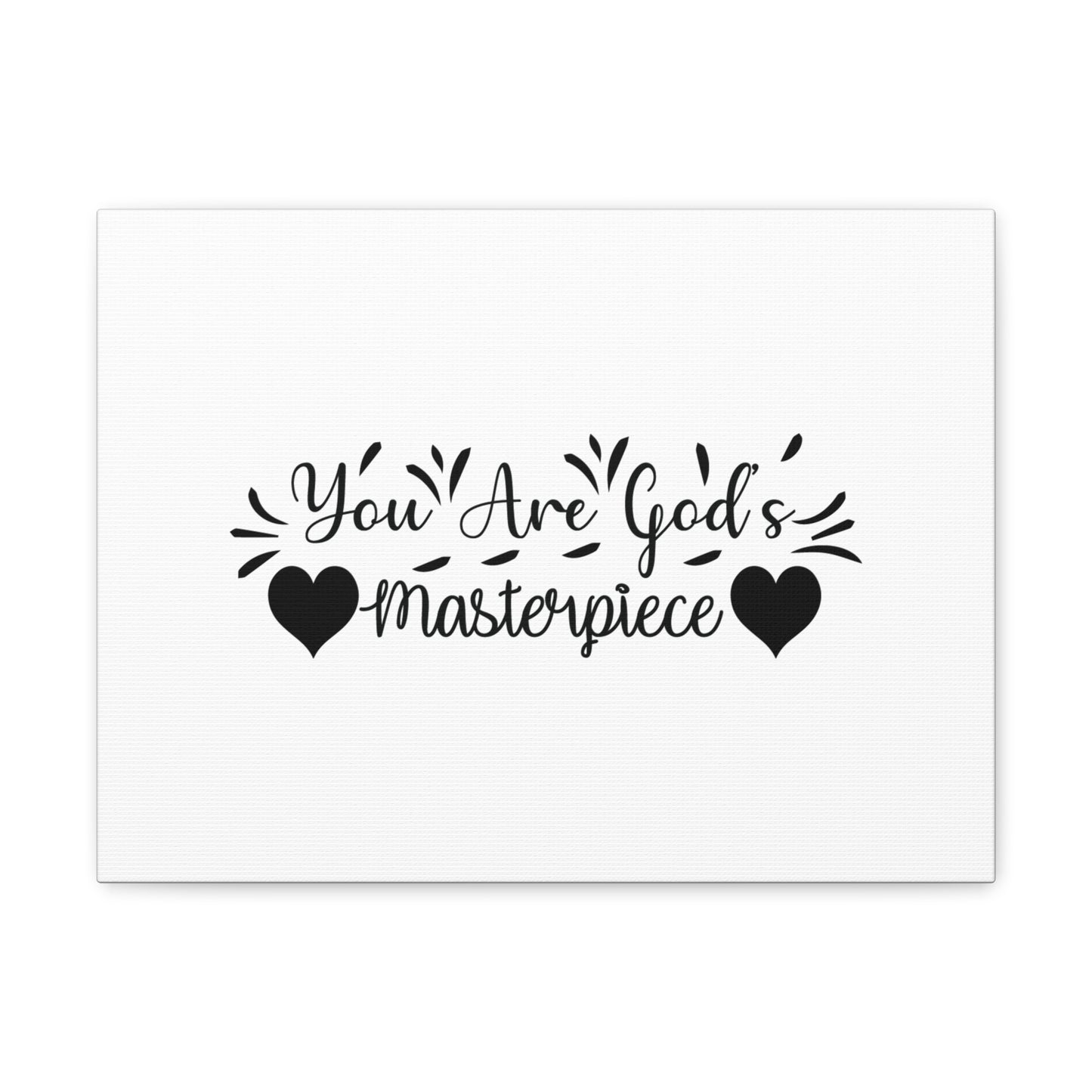 You Are God's Masterpiece Ephesians 2:10 Heart Christian Wall Art Bible Verse Print Ready to Hang
