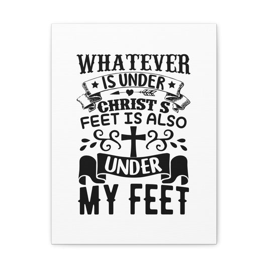 Under Christ 1 Corinthians 15:27 Christian Wall Art Bible Verse Print Ready to Hang