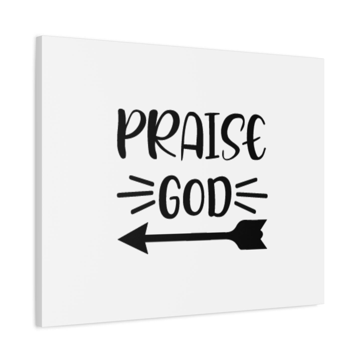 Scripture Canvas Praise God Psalm 28:7 Christian Wall Art Bible Verse Print Ready to Hang