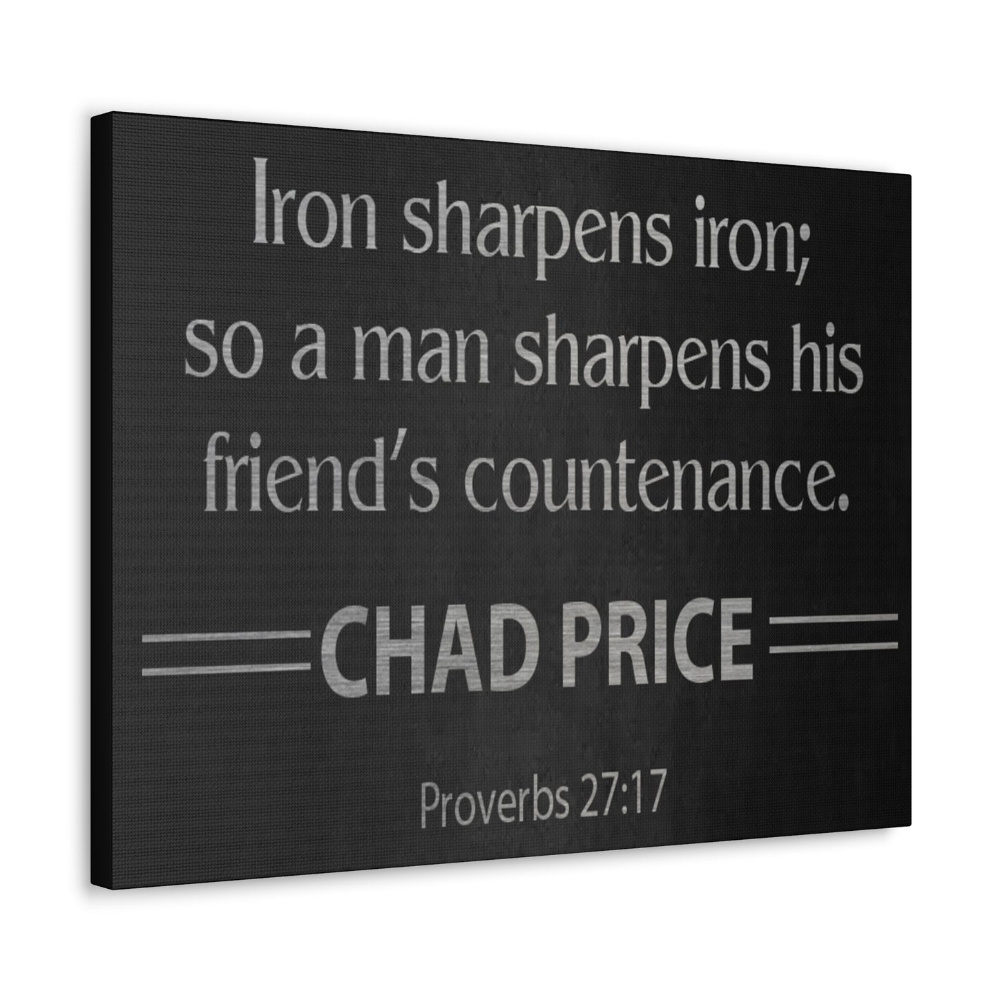 Personalized Proverbs 27:17
