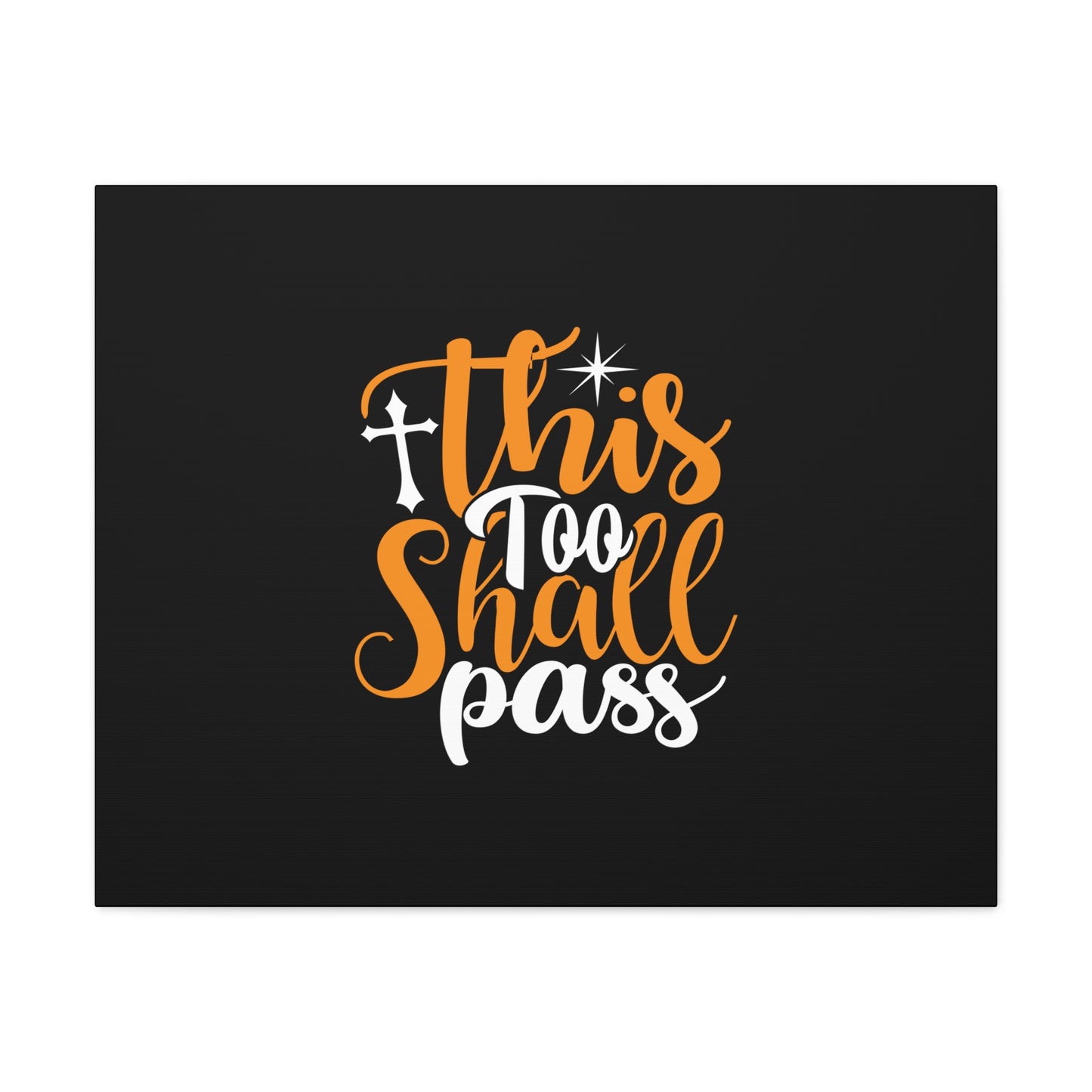 This Too Shall Pass 2 Corinthians 4:17 Christian Wall Art Bible Verse Print Ready to Hang