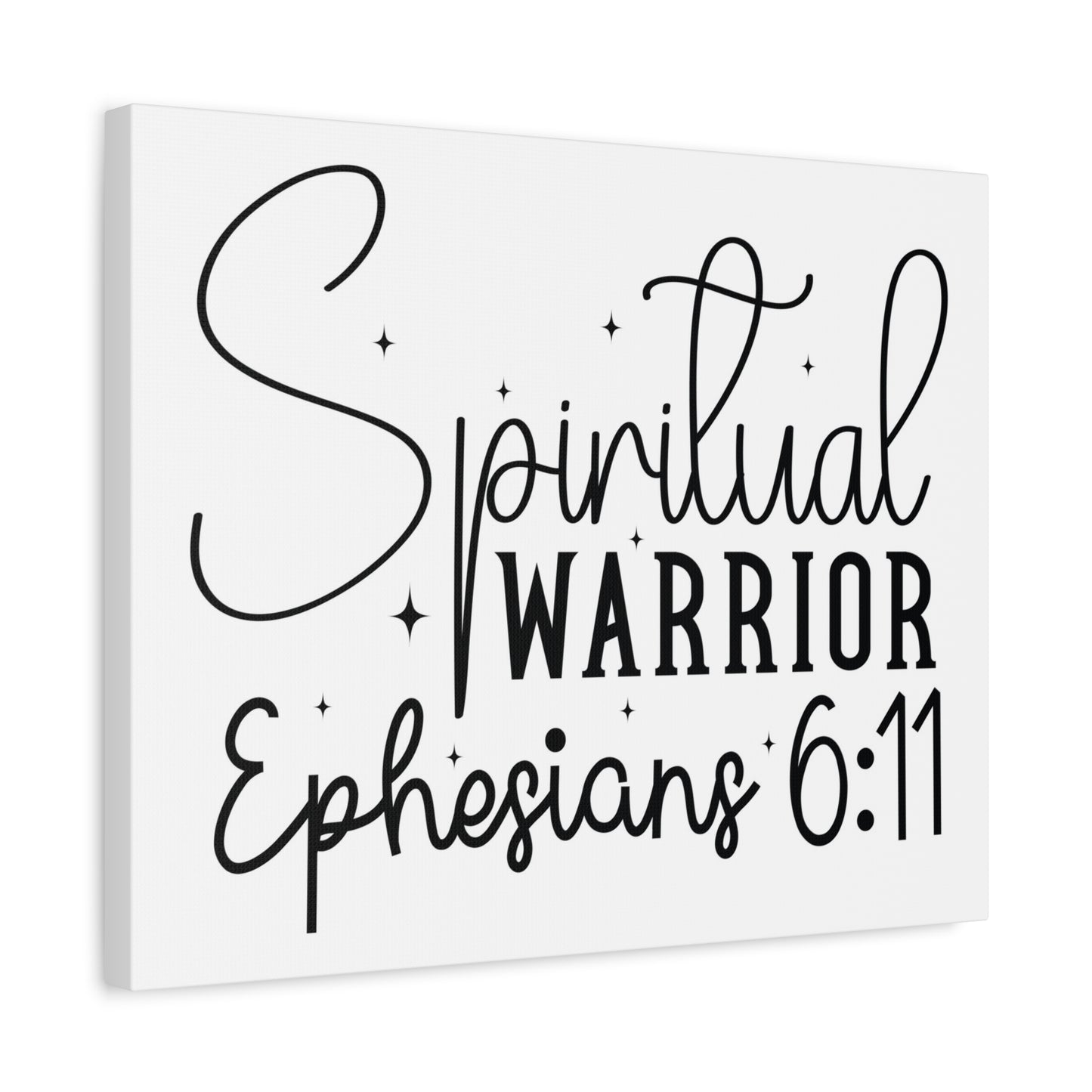 Scripture Walls Ephesians 6:11 A Spiritual Warrior Bible Verse Canvas Christian Wall Art Ready to Hang Unframed