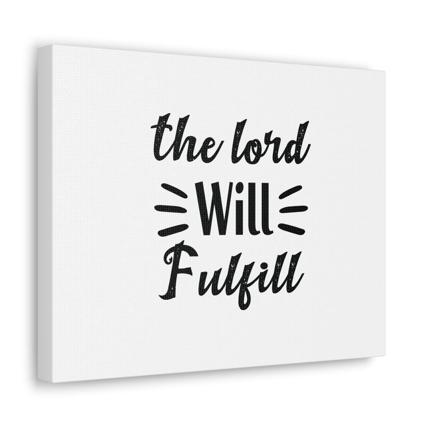 The Lord Will Fulfill Psalm 138:8 Christian Wall Art Bible Verse Print Ready to Hang