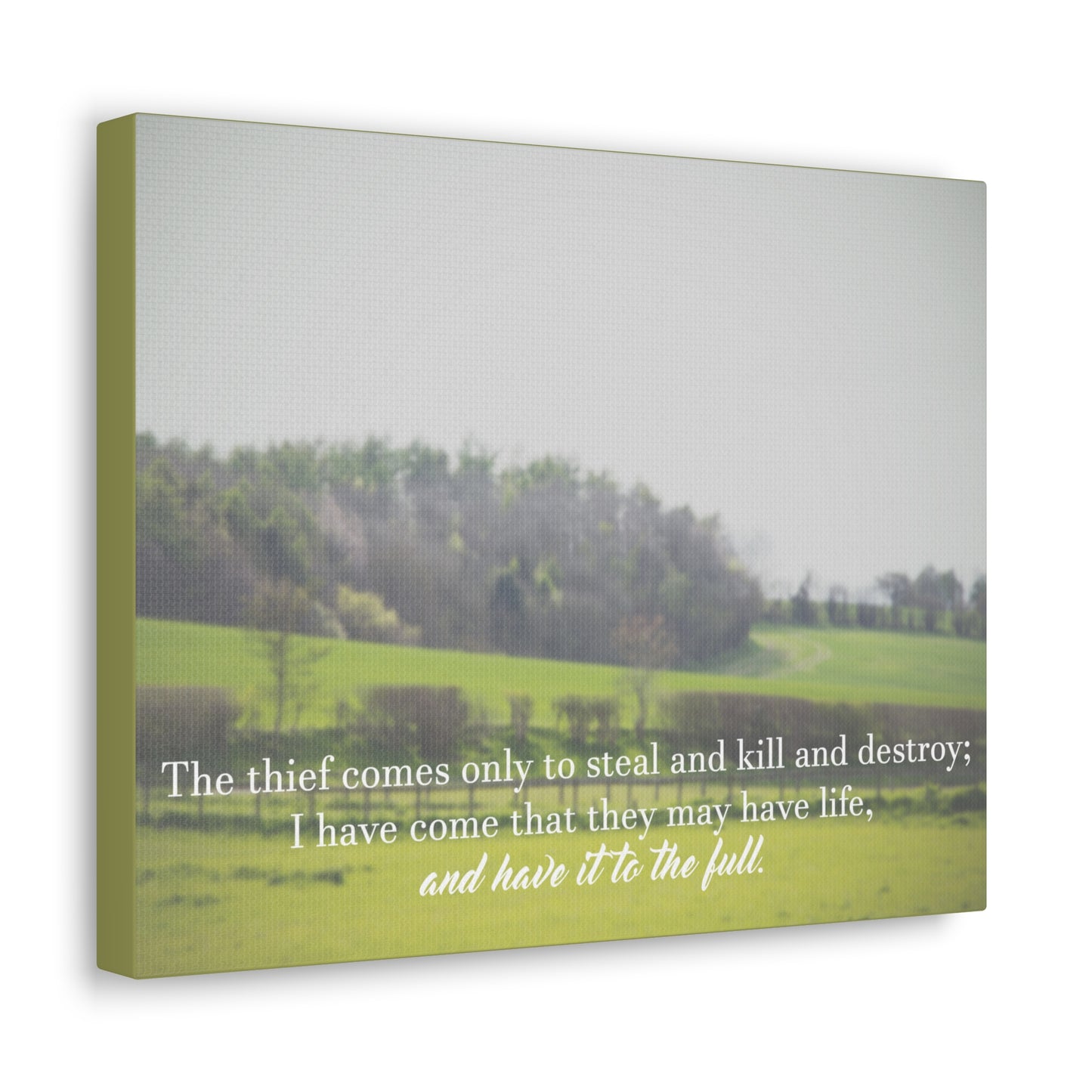 They May Have Life Ephesians 4:28 Christian Wall Art Bible Verse Print Ready to Hang