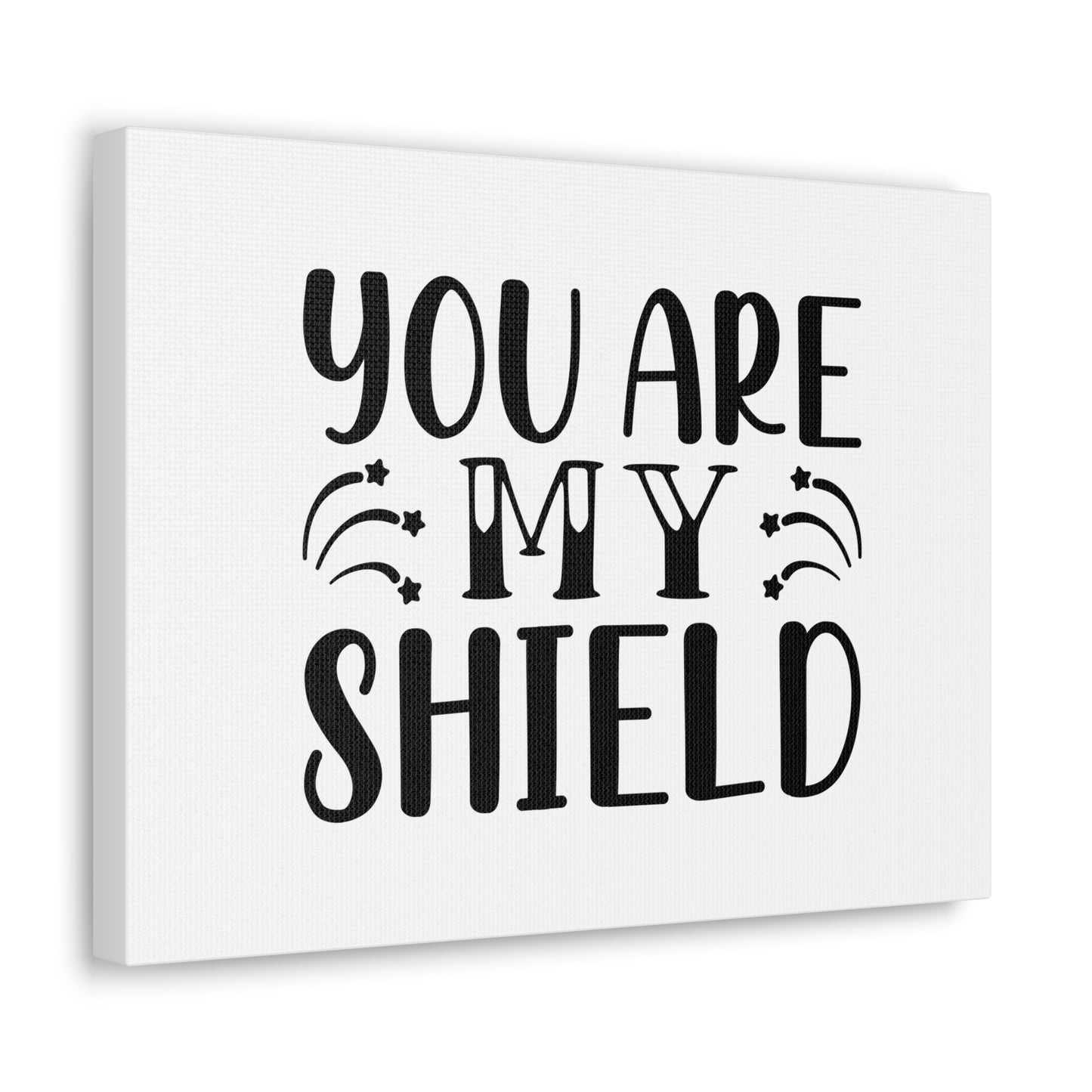 You Are My Shield Psalm 28:7 Christian Wall Art Bible Verse Print Ready to Hang