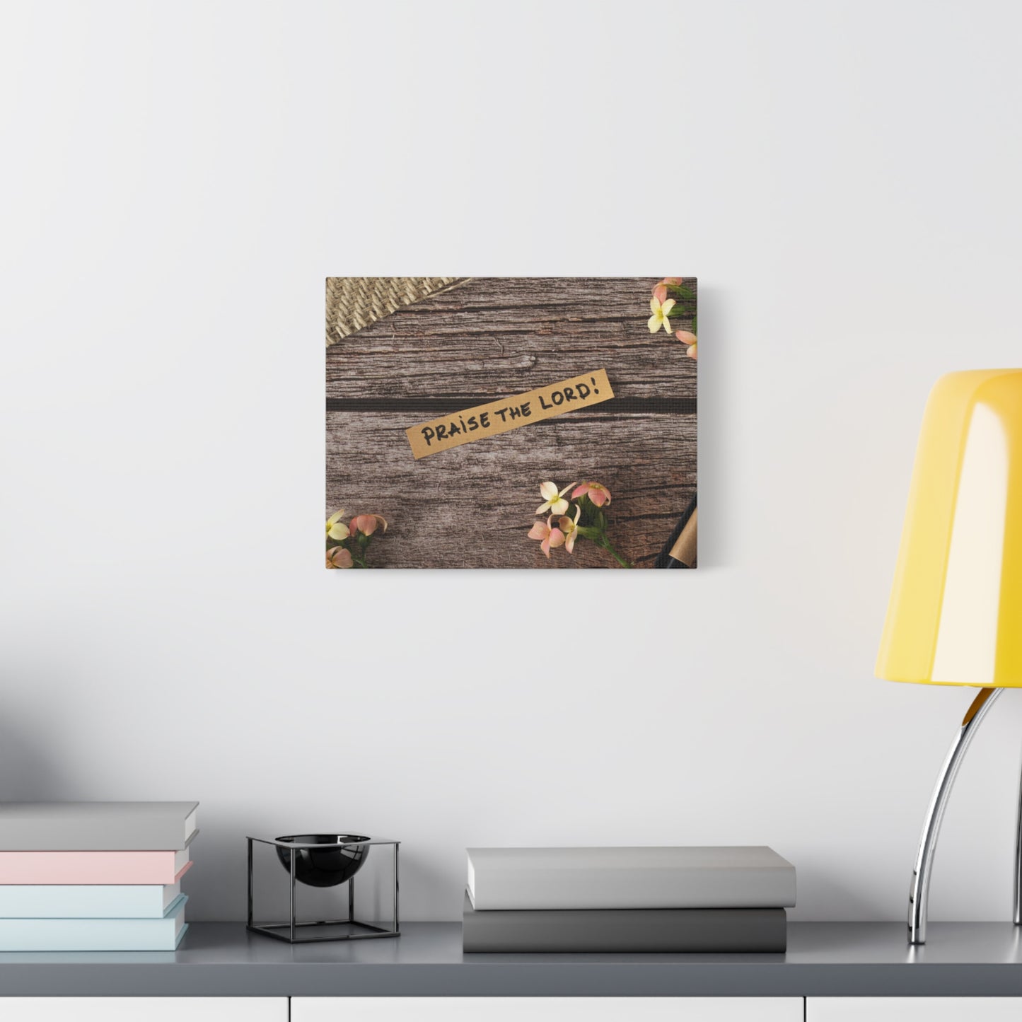 Scripture Walls Praise The Lord Psalm 150:6 Wood Bible Verse Canvas Christian Wall Art Ready to Hang