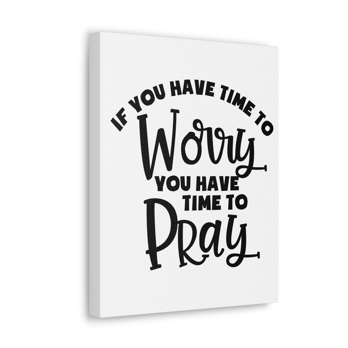 Time To Pray 1 Peter 5:7 Christian Wall Art Print Ready to Hang
