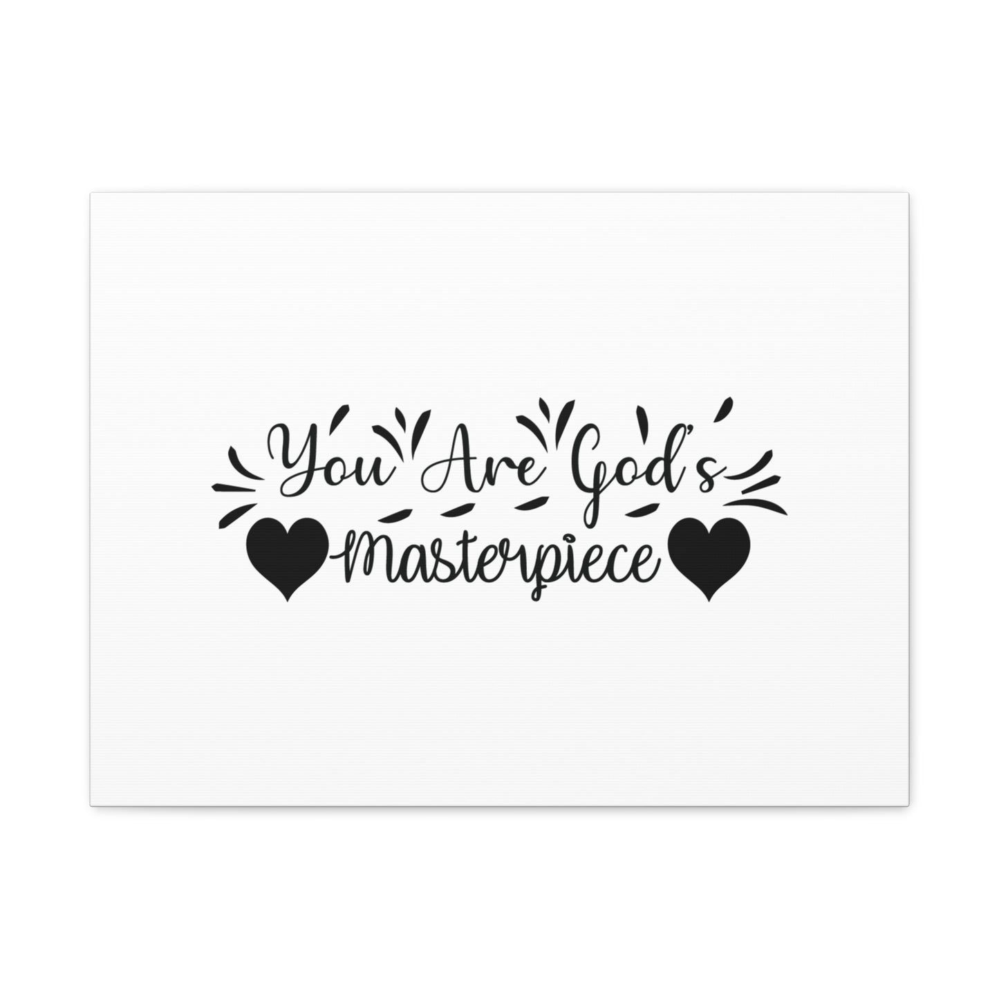 You Are God's Masterpiece Ephesians 2:10 Heart Christian Wall Art Bible Verse Print Ready to Hang