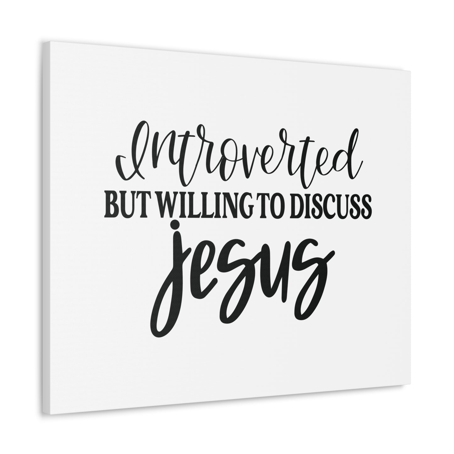 Willing To Discuss Jesus Ephesians 5:2 Christian Wall Art Bible Verse Print Ready to Hang