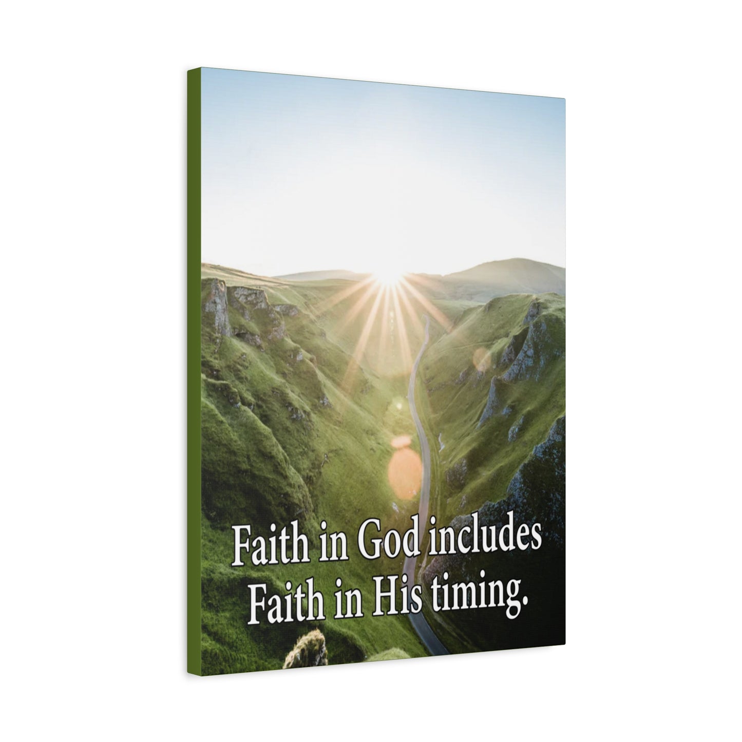 Scripture Walls Faith in God's Timing Psalm 27:14 Christian Wall Decor Scripture Art Ready to Hang