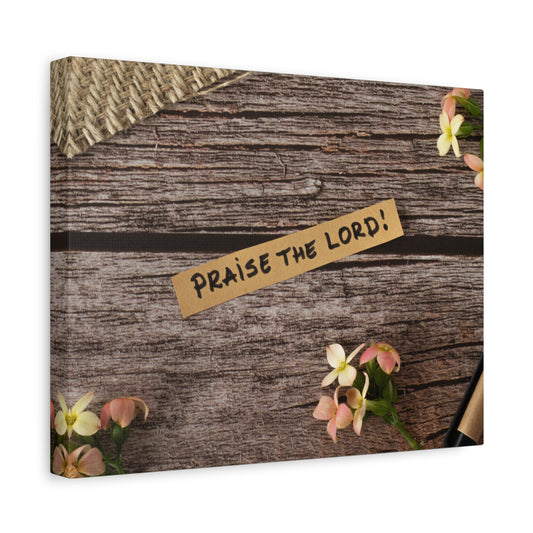Scripture Walls Praise The Lord Psalm 150:6 Wood Bible Verse Canvas Christian Wall Art Ready to Hang