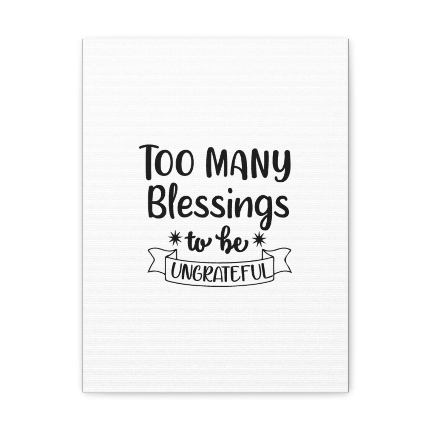 Too Many Blessings James 1:17 Christian Wall Art Bible Verse Print Ready to Hang