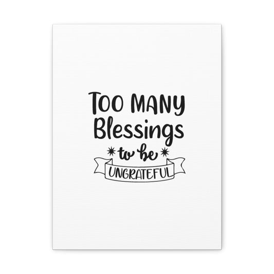Too Many Blessings James 1:17 Christian Wall Art Bible Verse Print Ready to Hang