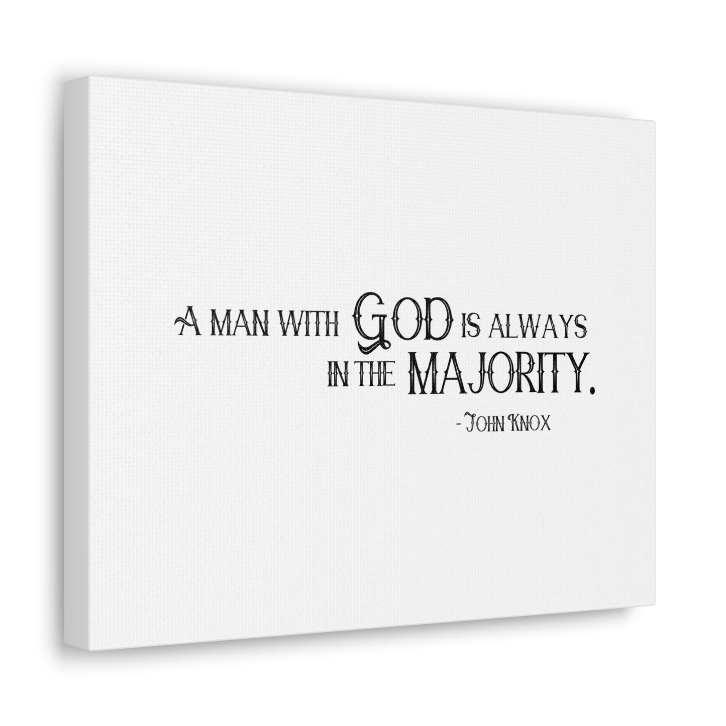 A Man With God 1 Samuel 9:6 Christian Wall Art Bible Verse Print Ready to Hang