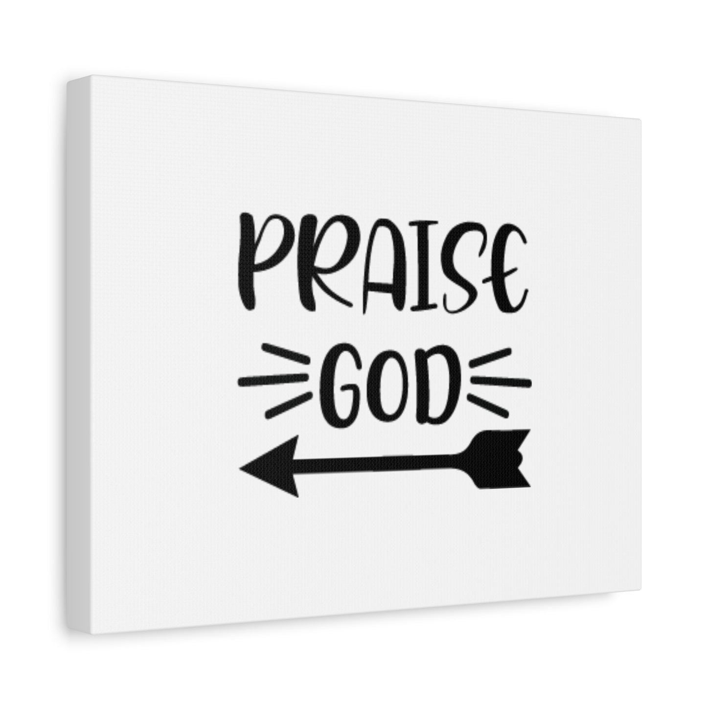 Scripture Canvas Praise God Psalm 28:7 Christian Wall Art Bible Verse Print Ready to Hang