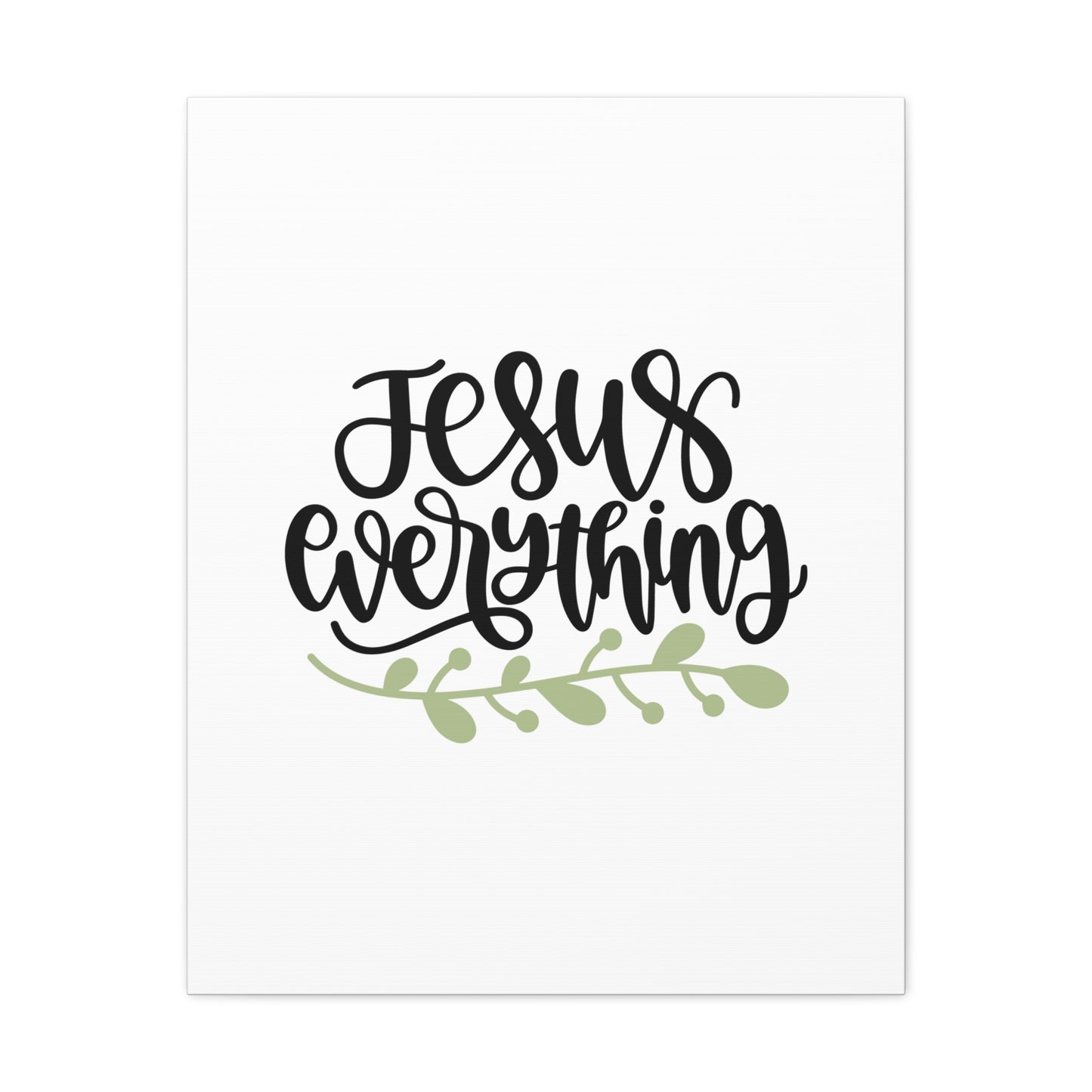 Jesus Everything Psalm 73:25-26 Christian Wall Art Bible Verse Print Ready to Hang