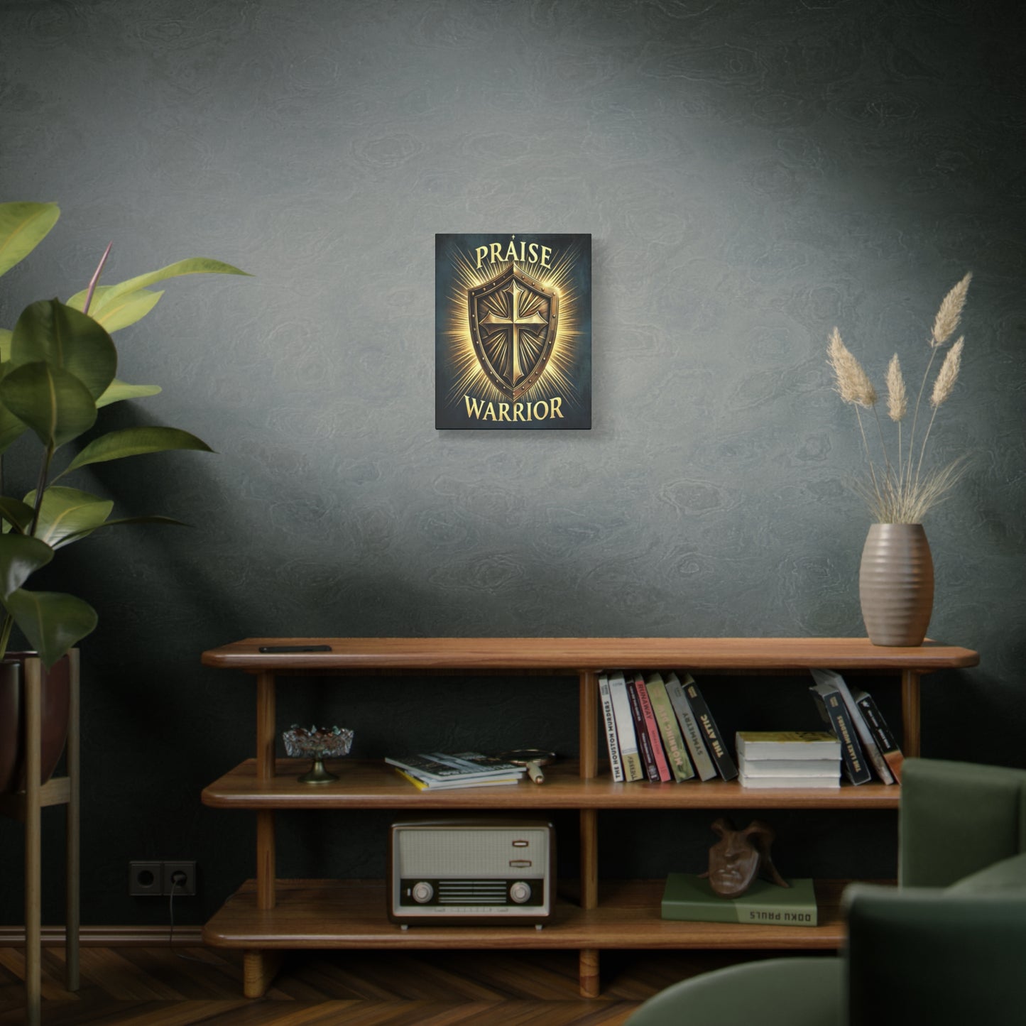 Scripture Walls Praise Warrior Psalm 149 Bible Verse Canvas Christian Wall Art Ready to Hang Unframed