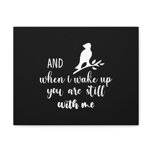 When I Wake Up, You Are Still With Me Psalm 139:18 Bird Christian Wall Art Bible Verse Print Ready to Hang