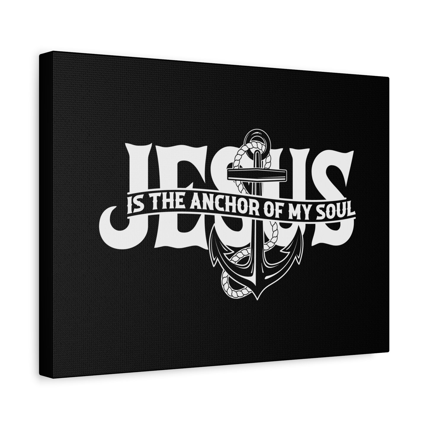 Scripture Canvas Anchor Of My Soul Psalm 62:5 Christian Wall Art Bible Verse Print Ready to Hang