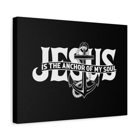 Scripture Canvas Anchor Of My Soul Psalm 62:5 Christian Wall Art Bible Verse Print Ready to Hang