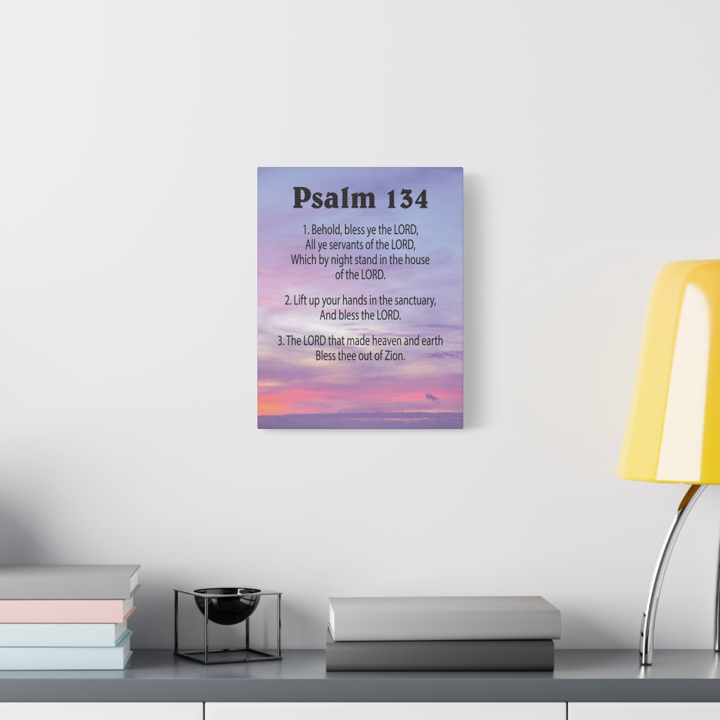 Scripture Walls House of The Lord Psalm 134:3 Bible Verse Canvas Christian Wall Art Ready to Hang