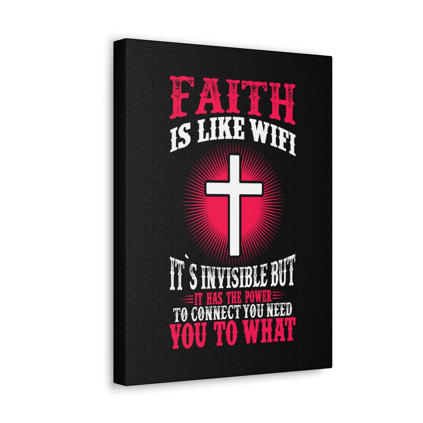 The Power To Connect James 2:22 Christian Wall Art Bible Verse Print Ready to Hang