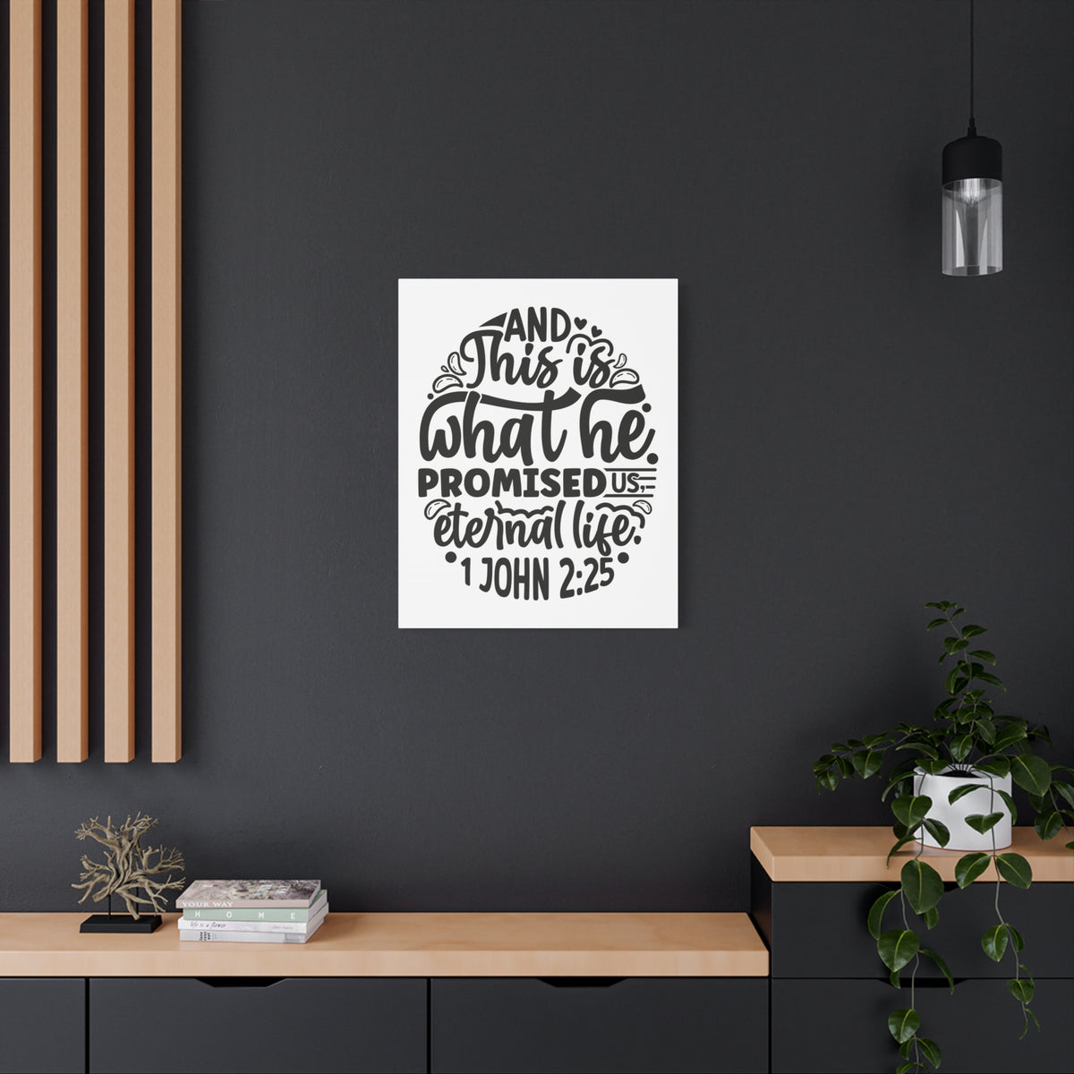 Scripture Walls Serve The Lord Joshua 24:15 Bible Verse Canvas Christian Wall Art Ready to Hang Unframed