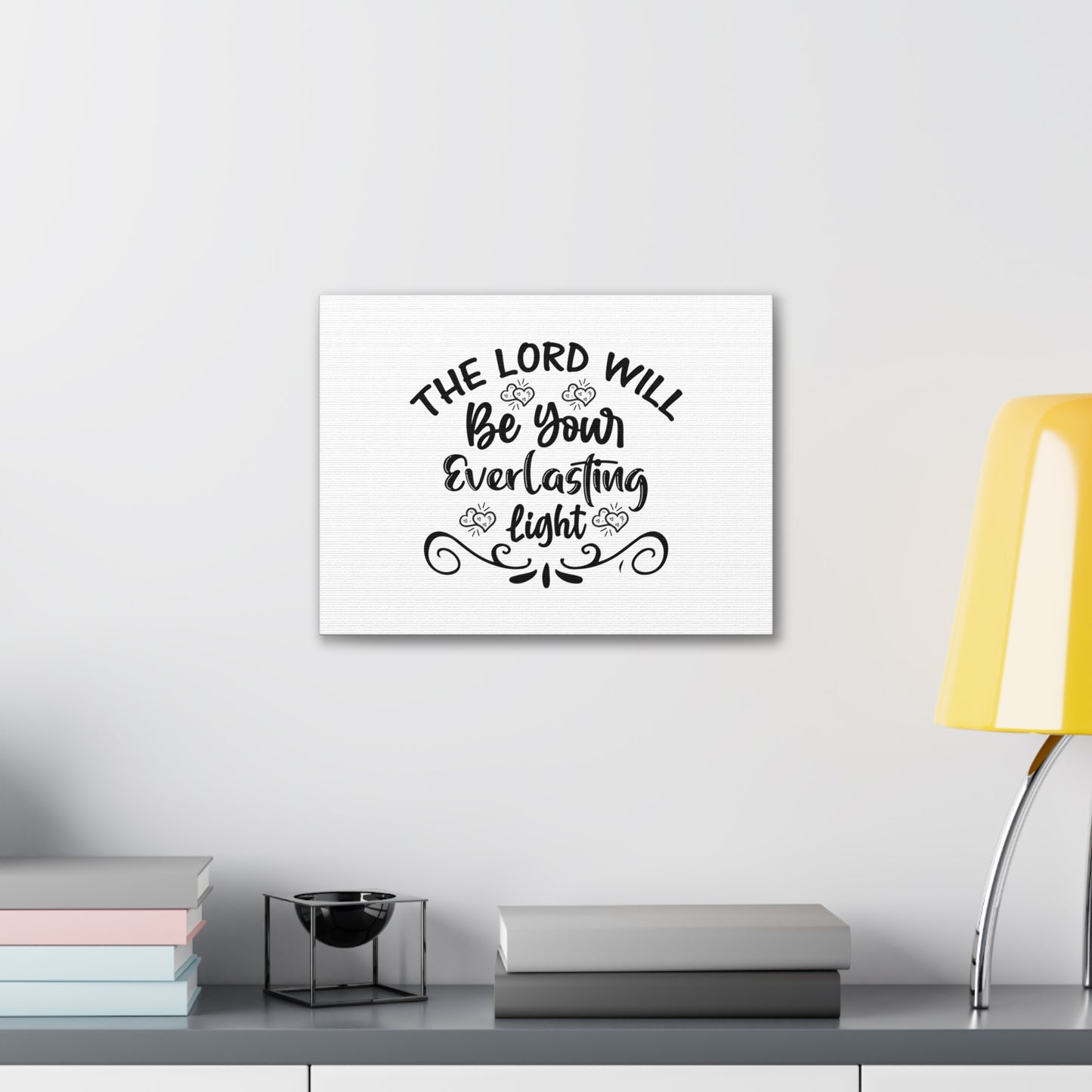 The Lord Will Be Your Everlasting Light Isaiah 60:20 Christian Wall Art Bible Verse Print Ready to Hang